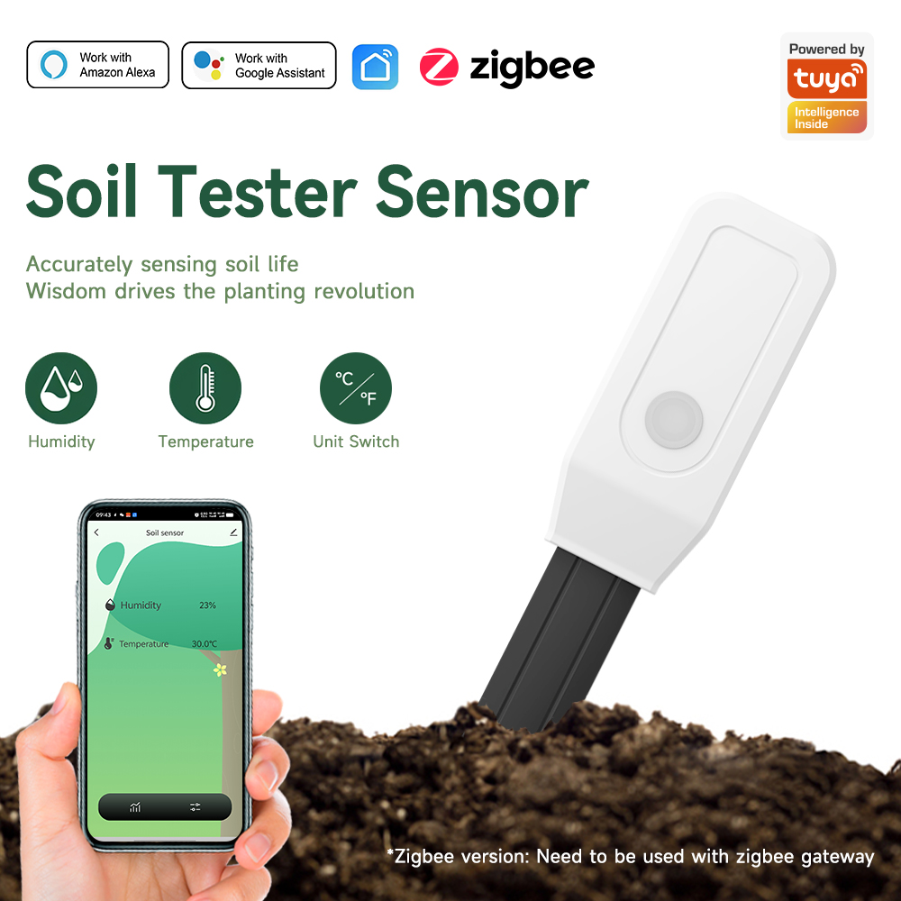 App Smart Garden - iHseno Tuya Zigbee Smart Boden Tester