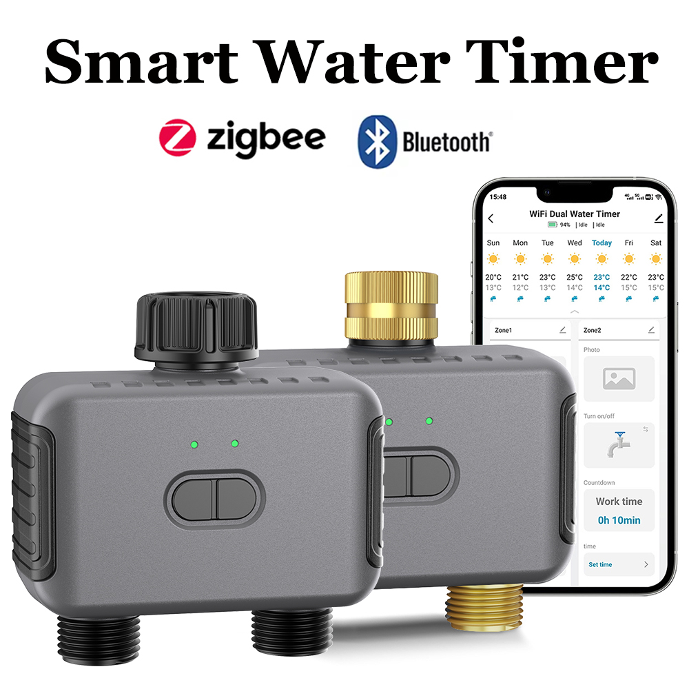 Smart Garden Irrigation System - Tuya Smart Wasser Timer Zigbee/BT Automatische