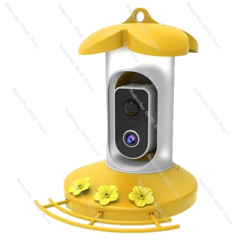 Smart Garden Ai - Intelligenter Vogelfutterspender mit Solarkamera, KI-Futterspender für