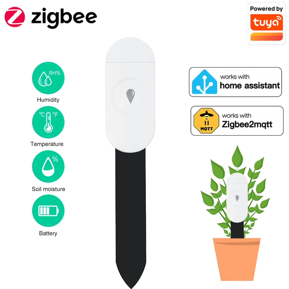 App Smart Garden - Tuya Zigbee Temperatur Feuchtigkeit Feuchtigkeit Detektor