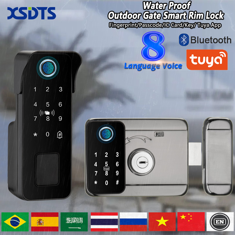 App Smart Garden - Wasserdichte Intelligente Türschloss Fingerabdruck Outdoor Garten