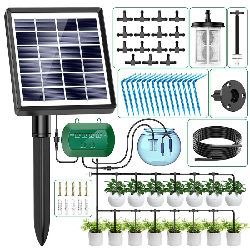 Smart Garden Click And Grow - Intelligentes Solarbewässerungsset 6V 2W mit eingebauter