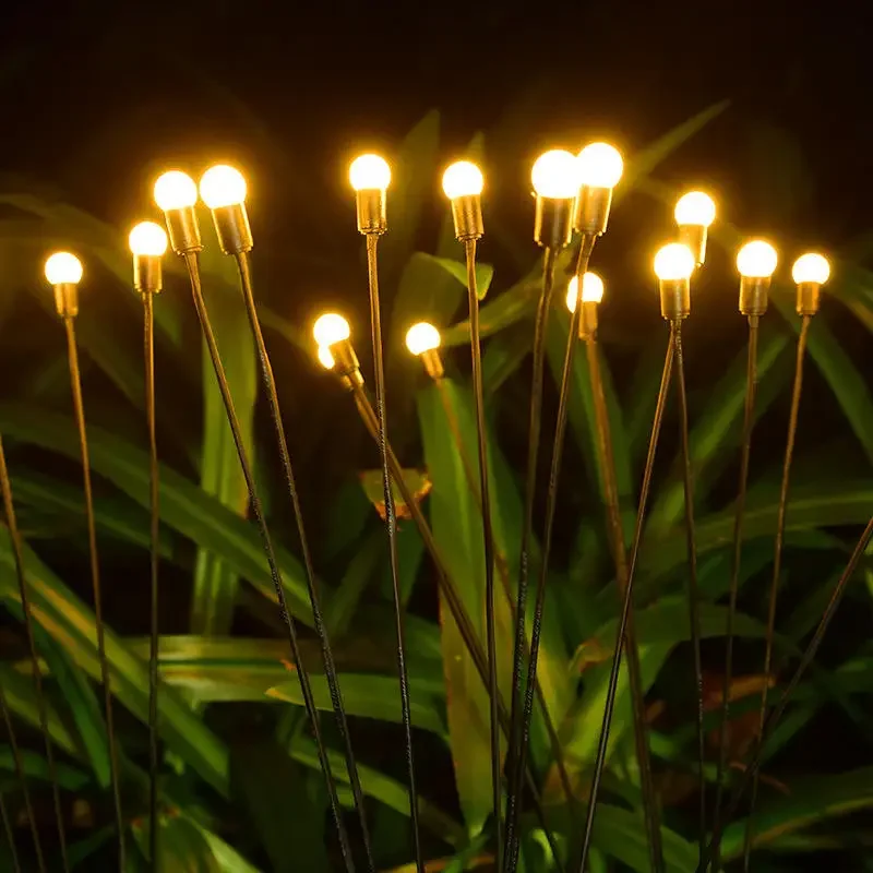 Smart Garden Light Camera - Solare Außenwegbeleuchtung Wasserdicht 6/8/10 Köpfe LED-Betriebene
