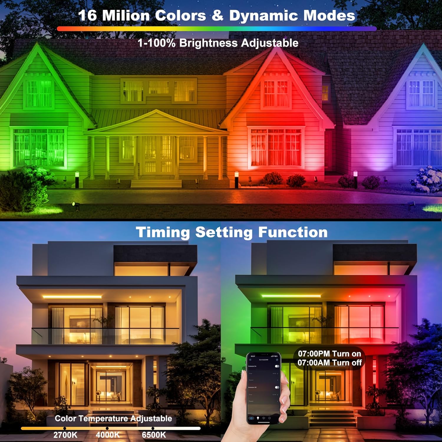 50W RGB LED Flutlicht Bar mit  – Smart Garden Lights Uk Bewertung und Preis