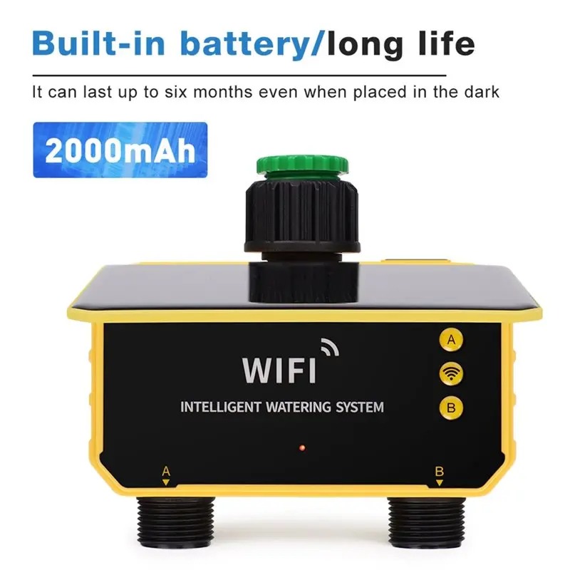 1/2 Ausgänge WLAN Solar-Bewäss – Smart Garden Tap Timer Bewertung und Preis