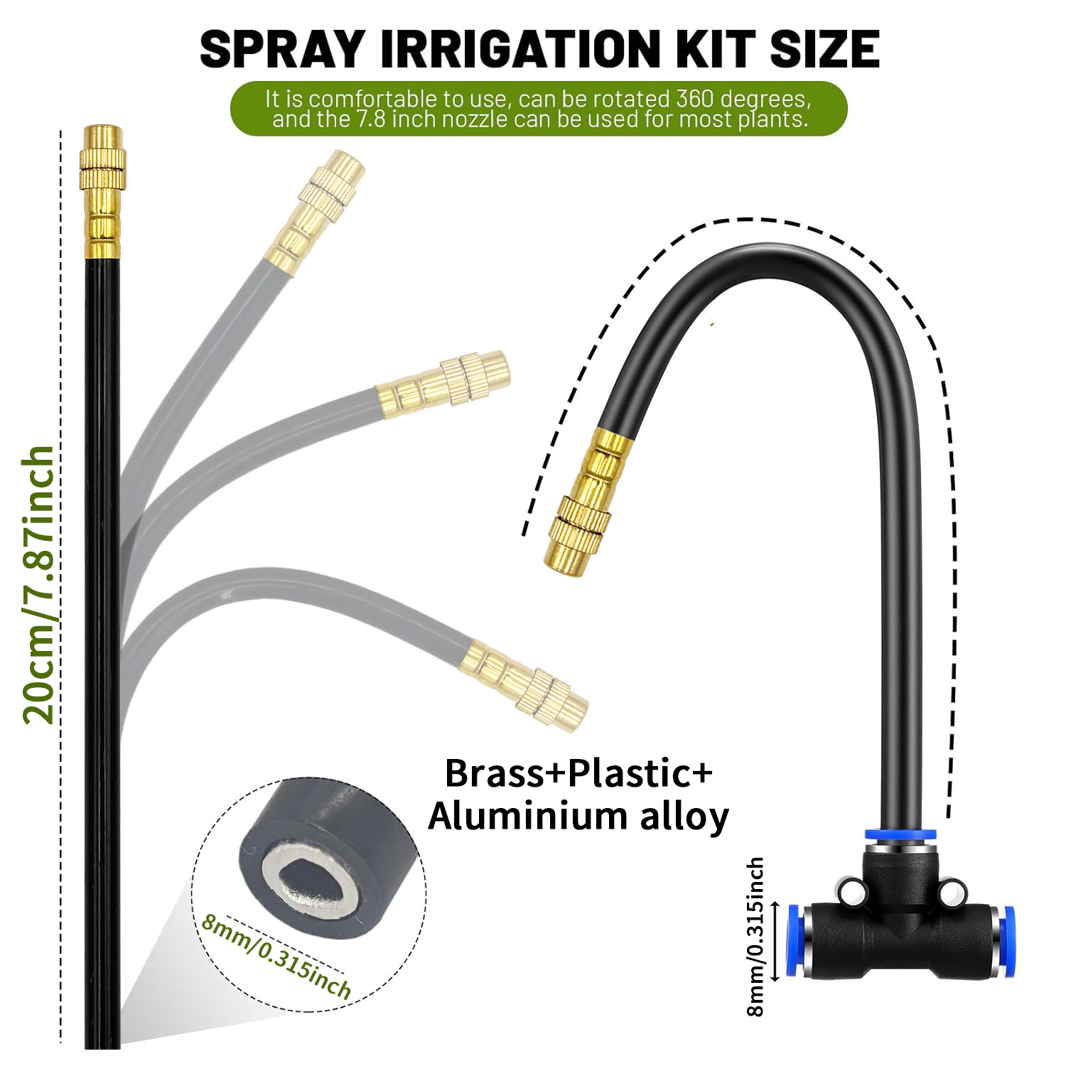 Garten-Sprühset mit 5/8mm PE-S – Smart Garden Hose Bewertung und Preis