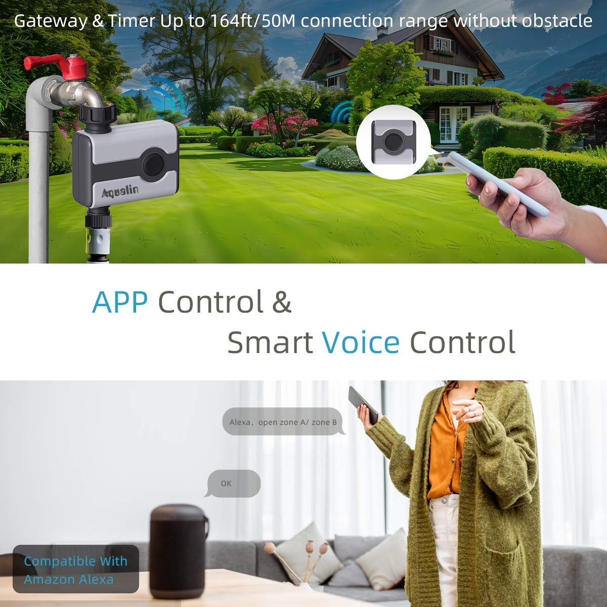 Aqualin WLAN-Bewässerungstimer – Smart Garden Hose Timer Bewertung und Preis