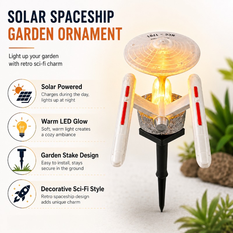 Star Trek USS Enterprise Solar – Smart Garden Light Camera Bewertung und Preis