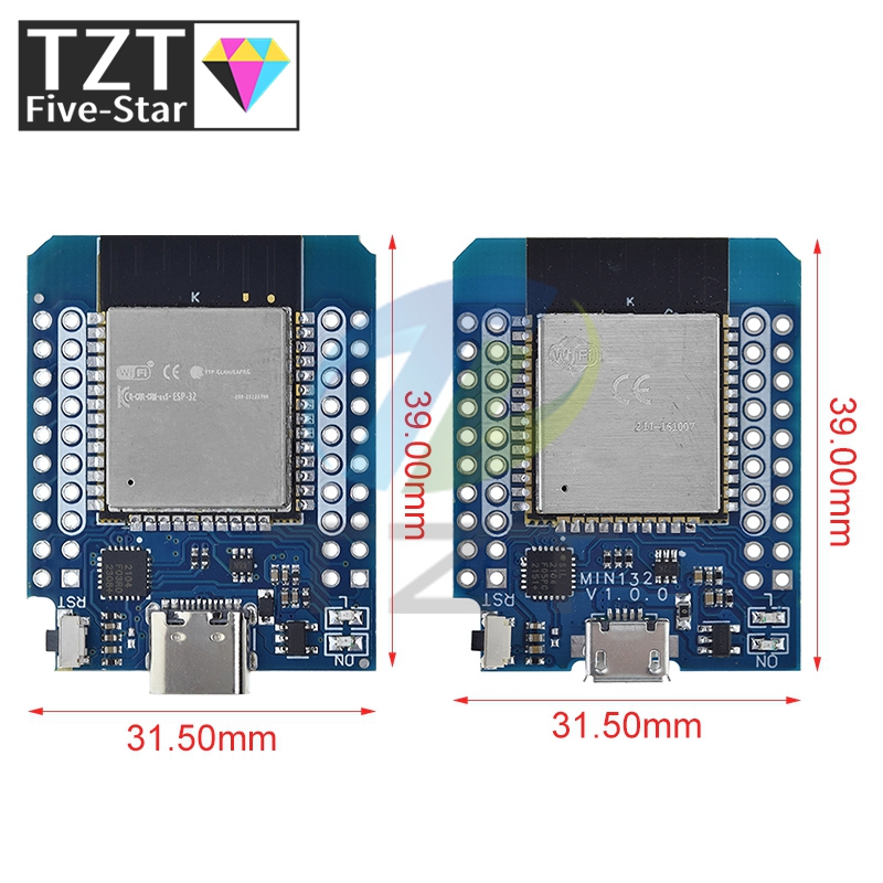 TZT 1/3PCS Für Wemos Mini D1 E – Smart Garden Esp32 Bewertung und Preis