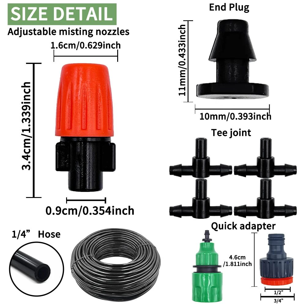 Nebeldüsen-Bewässerungsset, 5  – Smart Garden Hose Timer Bewertung und Preis