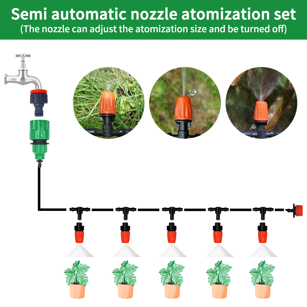 Nebeldüsen-Bewässerungsset, 5  – Smart Garden Hose Timer Bewertung und Preis