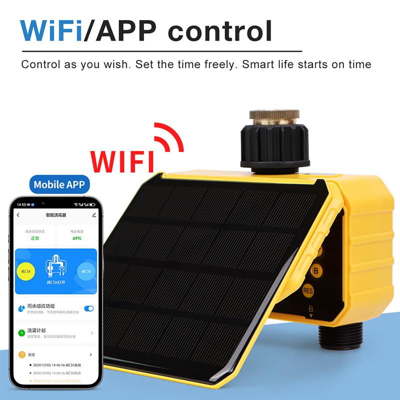 WLAN 1/2-Wege-Solar-Bewässerun – App Smart Garden Bewertung und Preis