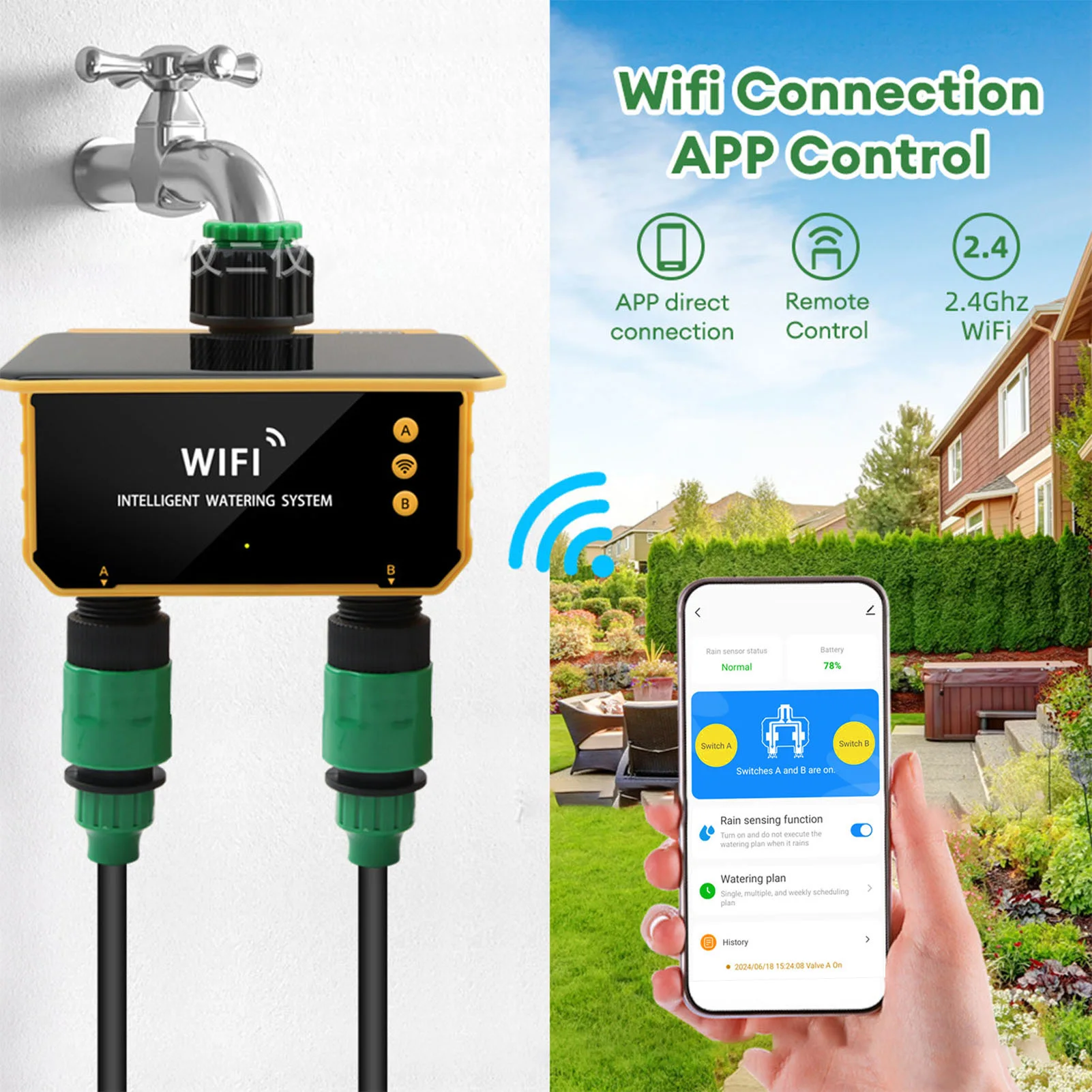 Solarbetriebener WLAN-Smart-Be – Smart Garden Timer Bewertung und Preis