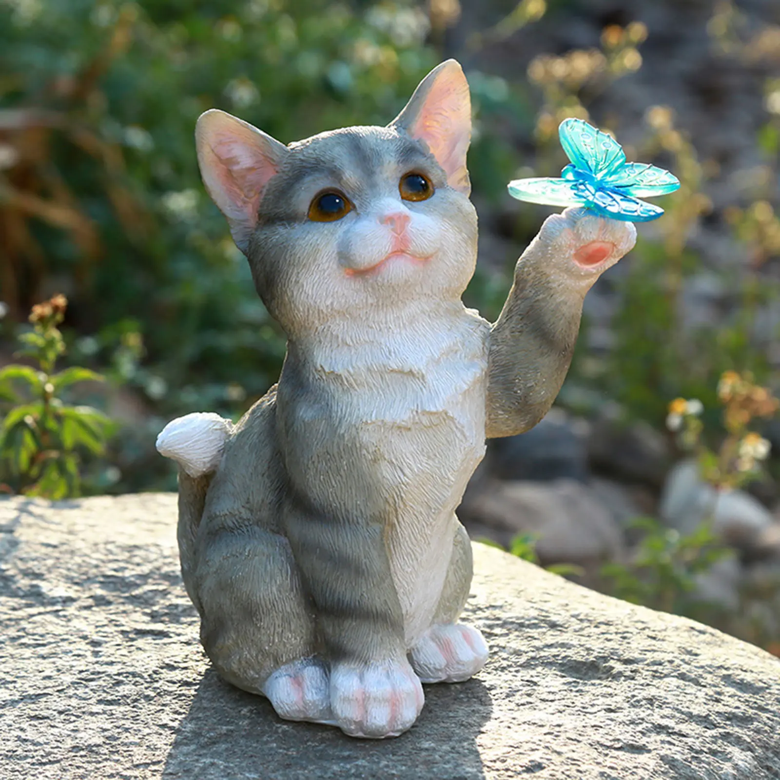Outdoor Katze Skulptur Figur A – Smart Garden Light Camera Bewertung und Preis