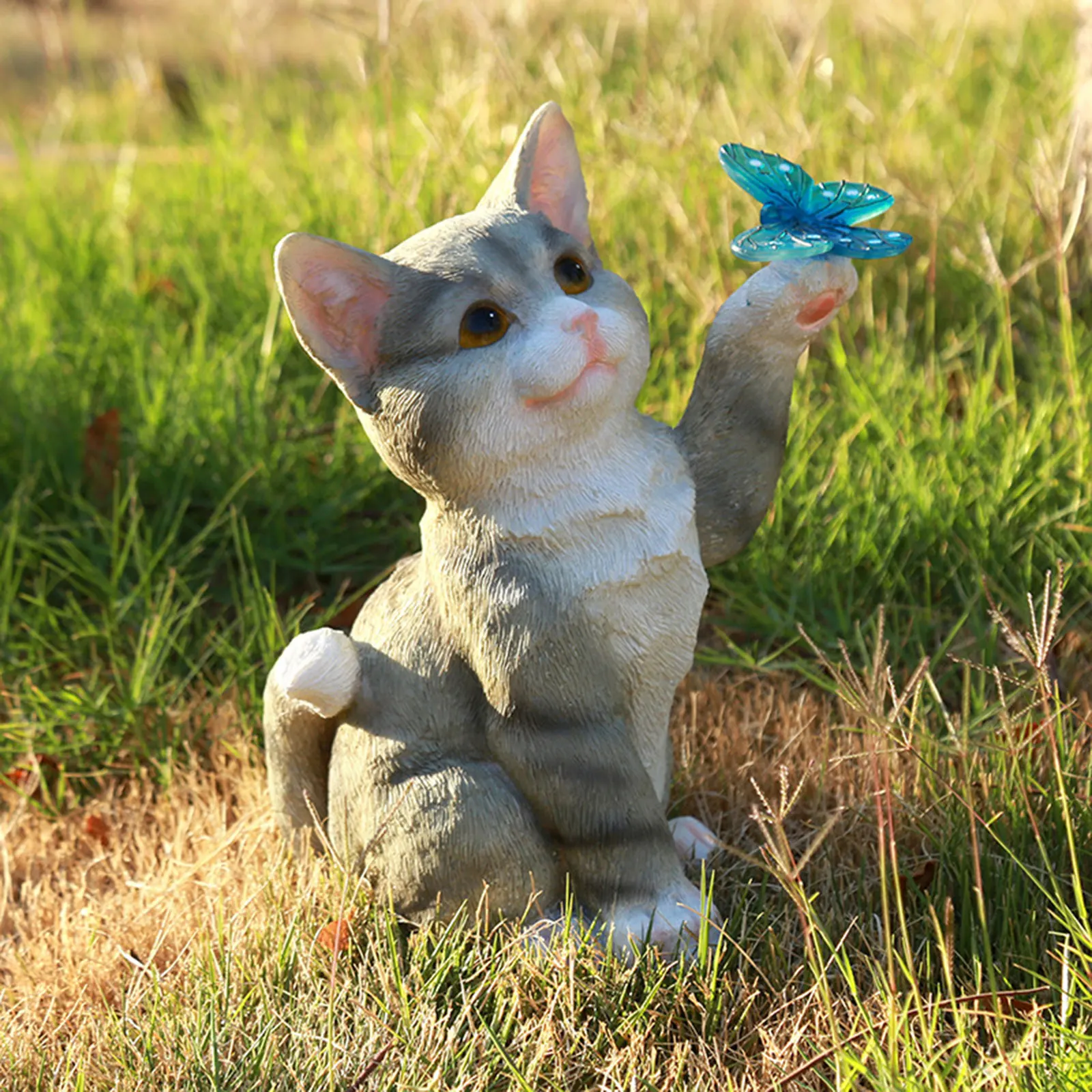 Outdoor Katze Skulptur Figur A – Smart Garden Light Camera Bewertung und Preis